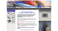 Desktop Screenshot of melspray.com.au