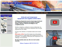 Tablet Screenshot of melspray.com.au